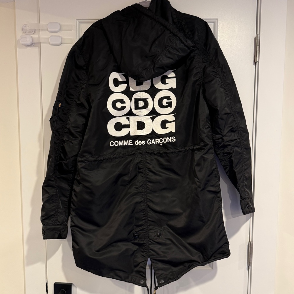 COMME des GARCONS CDG x Alpha M-51 Coat Men's Large Military Parka Streetwear